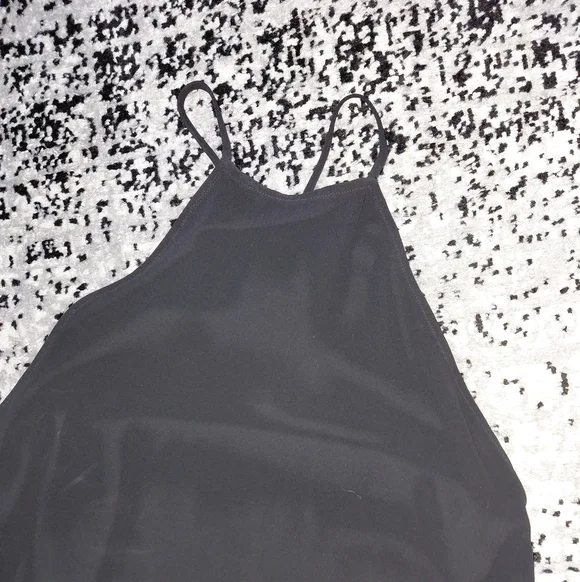 Show Me Your Mumu Black Sheer Lined Bronte Maxi Sleeveless Dress Small! - Picture 7 of 14